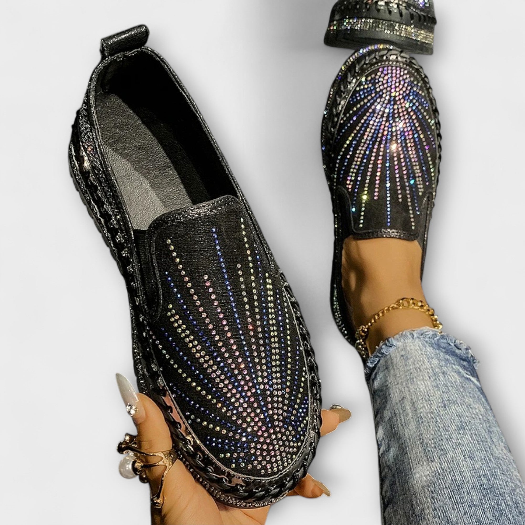 Sable – Zapatos decorados con rhinestones