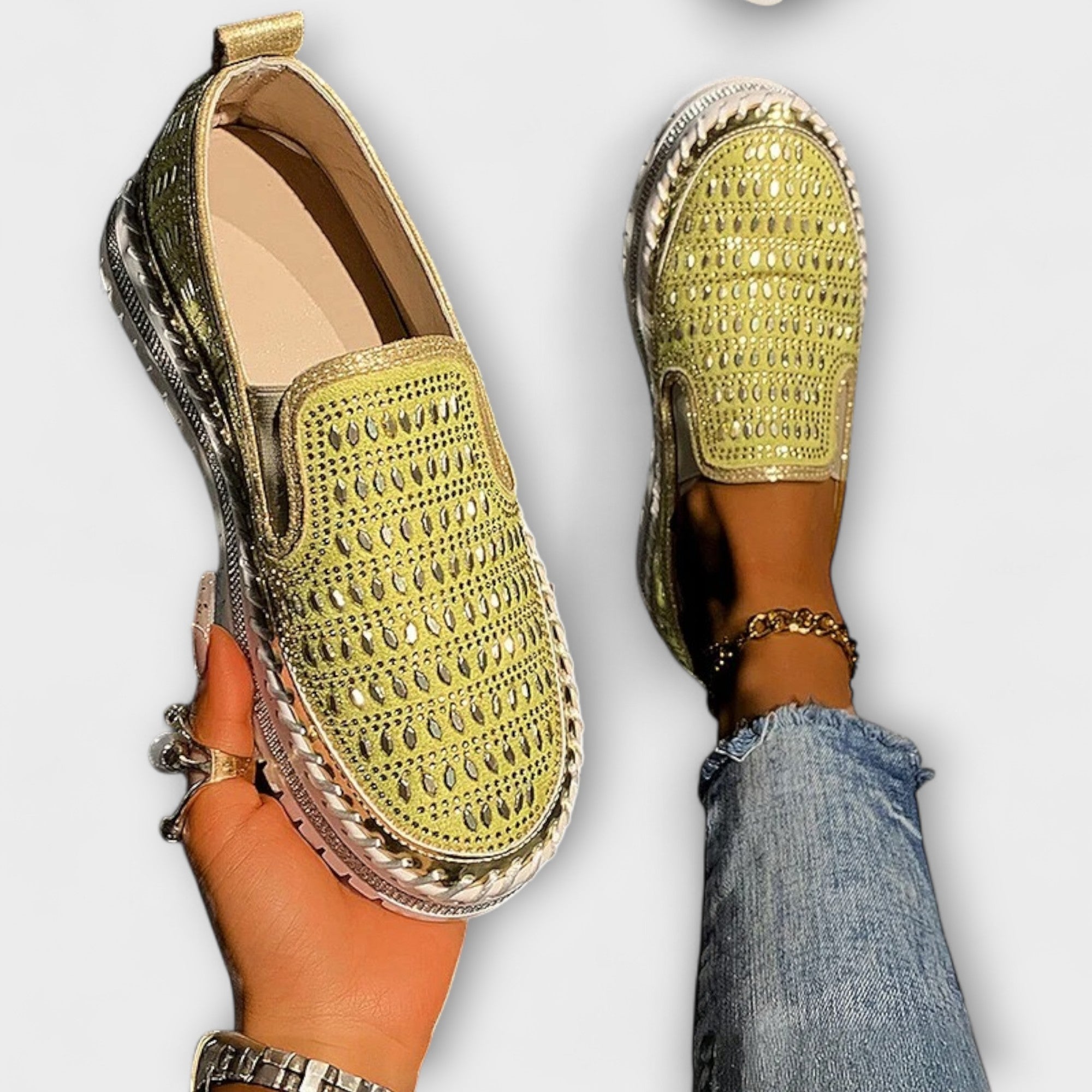 Thalia – Mocasines de Plataforma Casuales con Punta Redonda