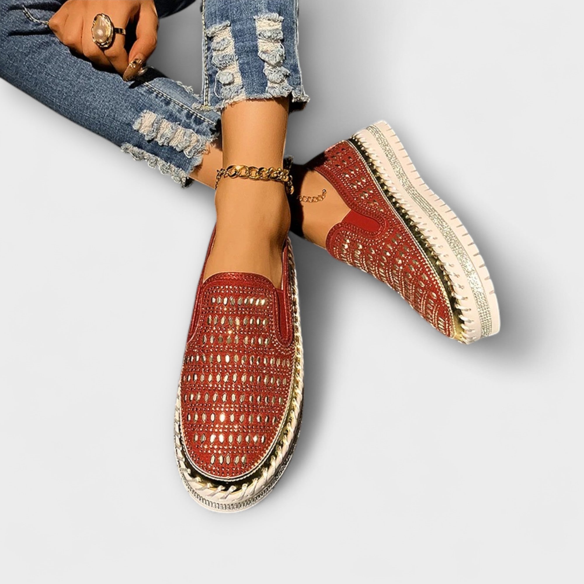 Thalia – Mocasines de Plataforma Casuales con Punta Redonda