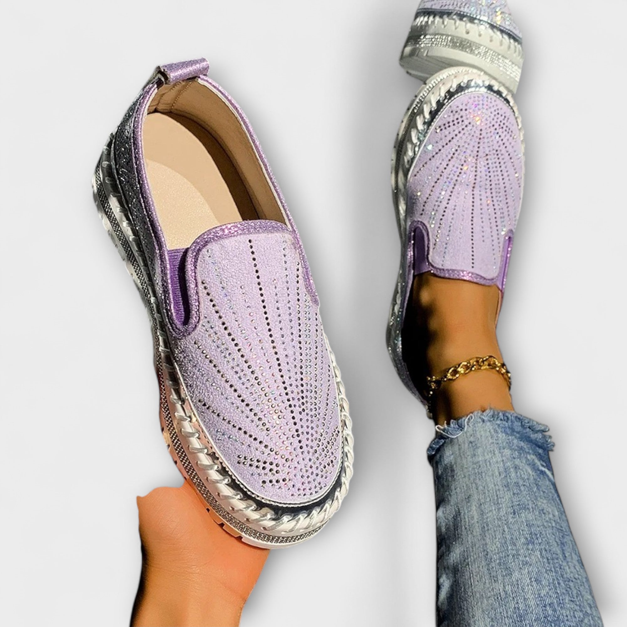Sable – Zapatos decorados con rhinestones