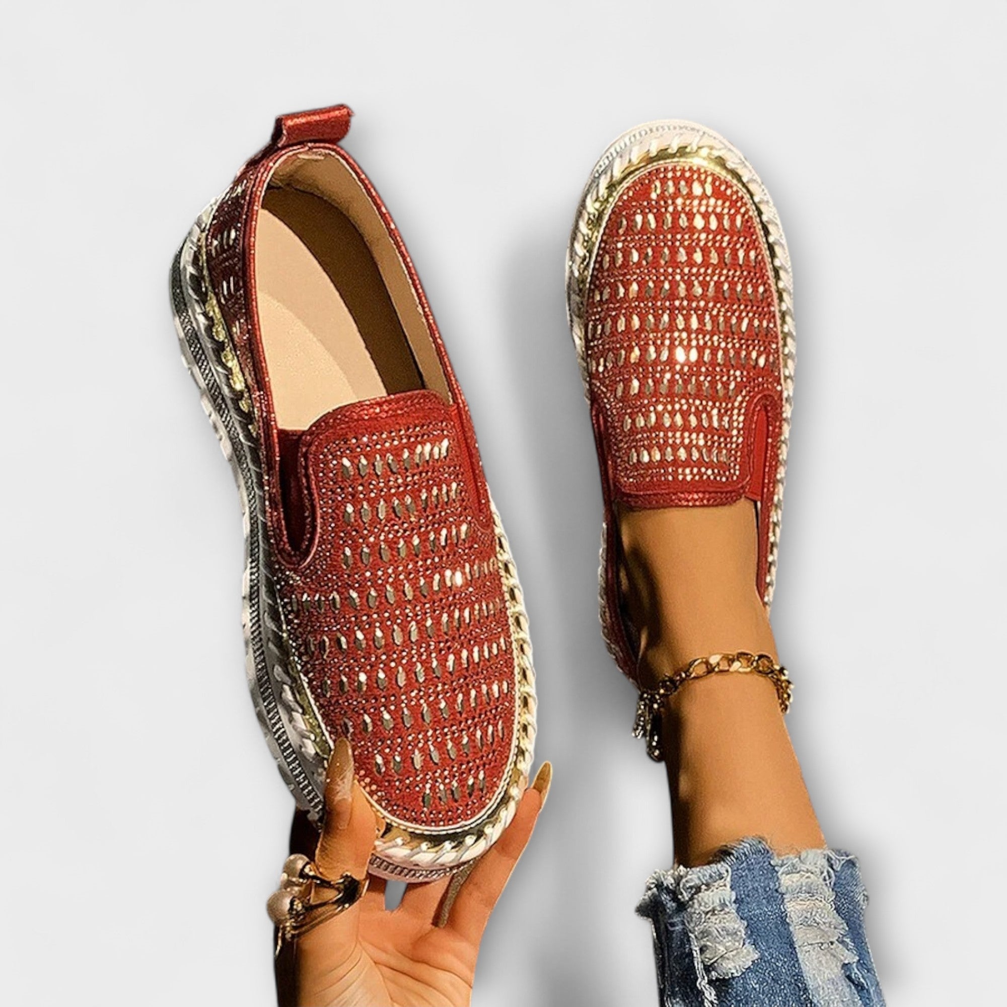 Thalia – Mocasines de Plataforma Casuales con Punta Redonda