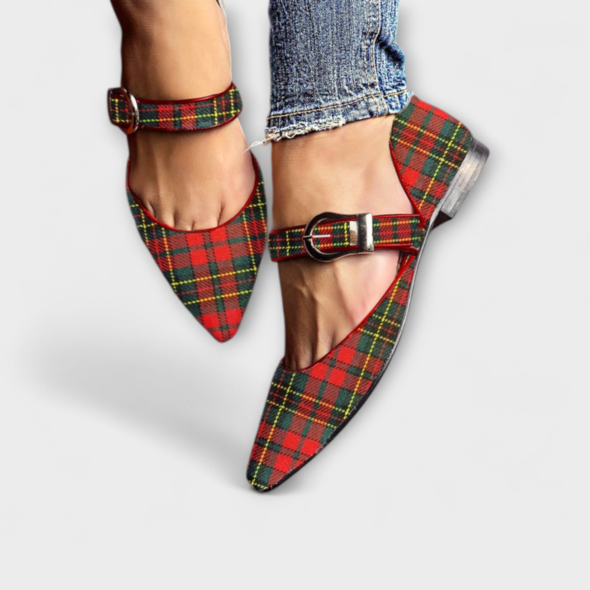 Embry – Mocasines Rojos con Cordones