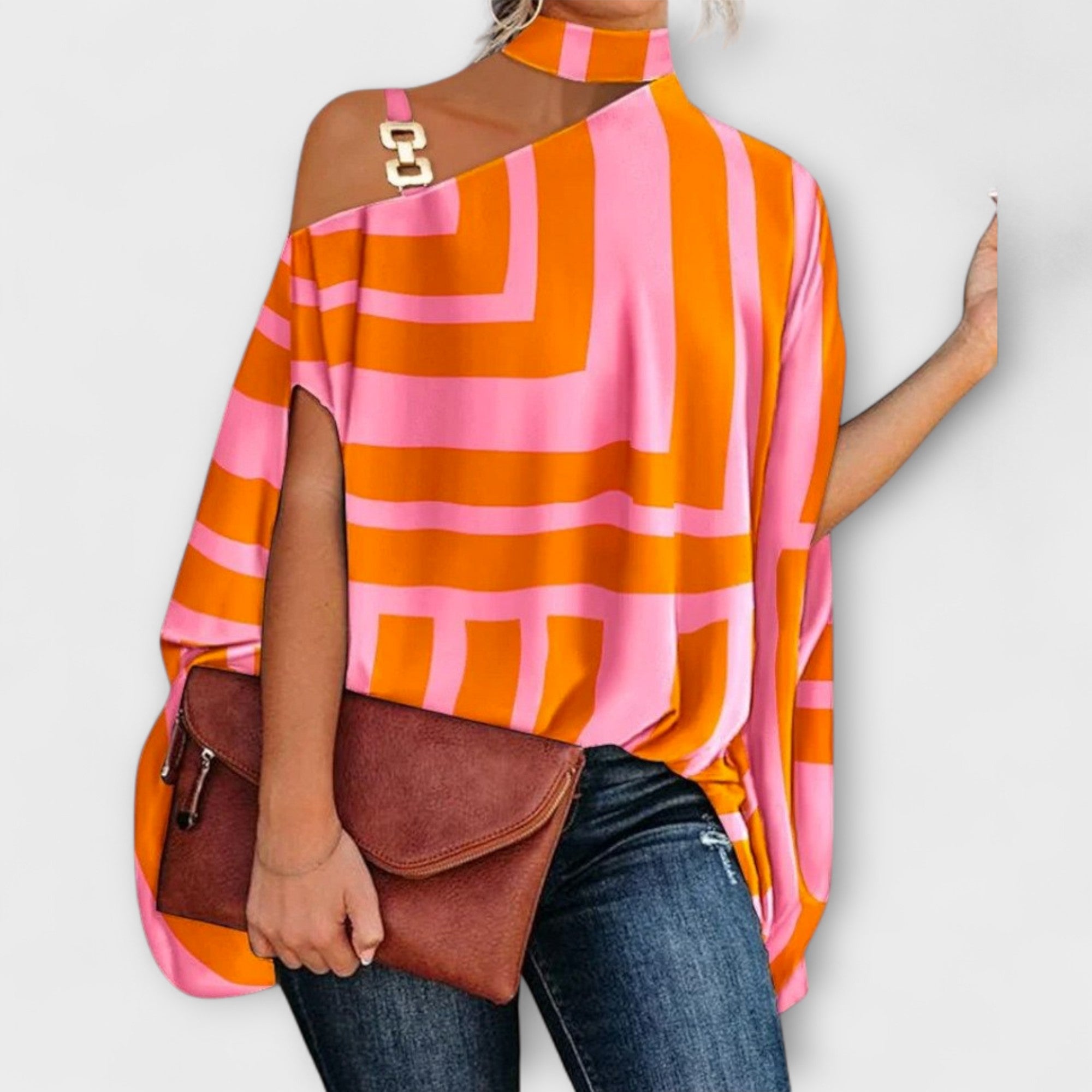 Blusa sin hombros para damas
