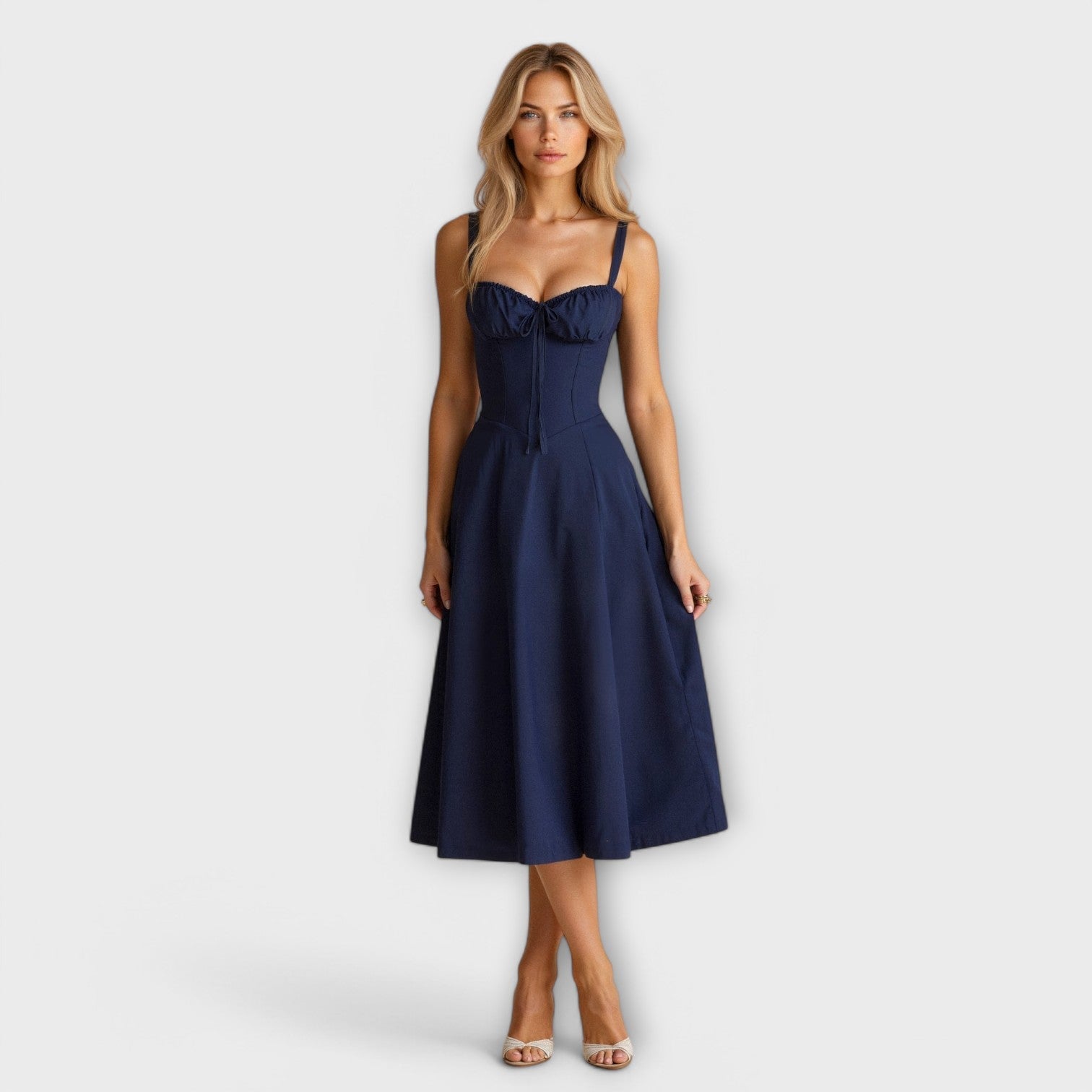 Kiana - Vestido Midi con Corsé