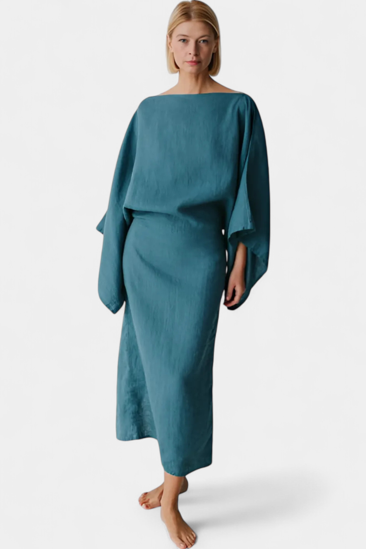 Kamilia - Vestido Kimono con Cinturón