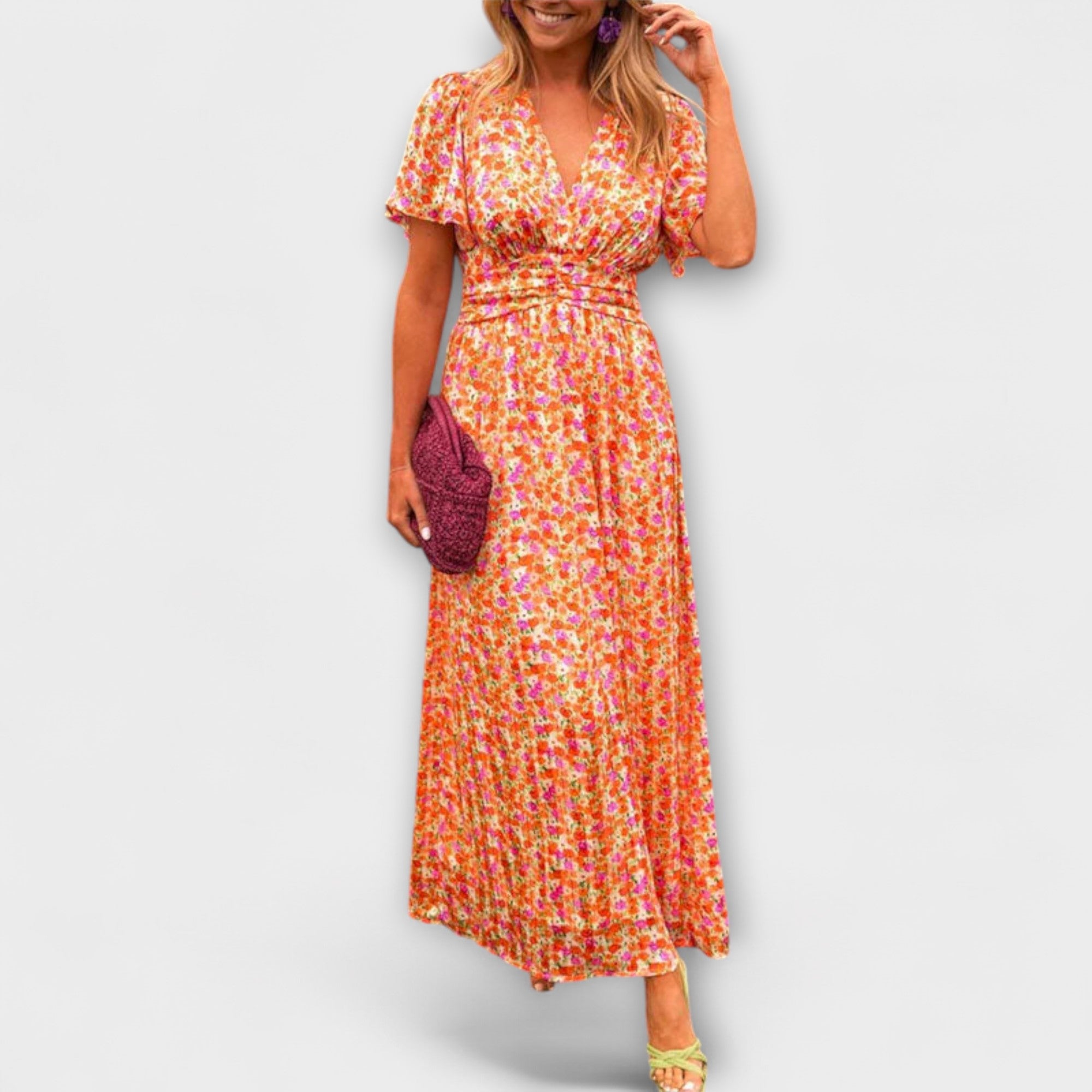 Elsie - Vestido Clásico de Escote en V